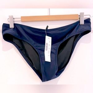 New with tags! A classic JCrew navy blue bikini bottom (top also for sale)